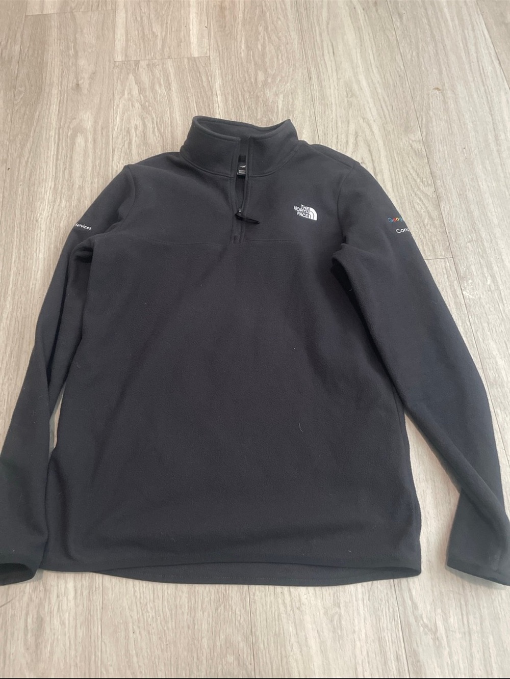 The North Face Black Half-Zip Fleece Pullover